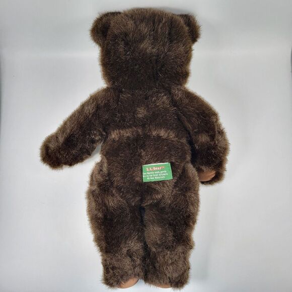 VTG‎ L.L. Bear Dark Brown 17 Inch Plush Jointed Teddy Bear L.L. Bean - Picture 9 of 12